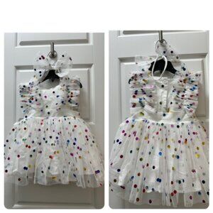 12-18M Tulle Confetti Dress